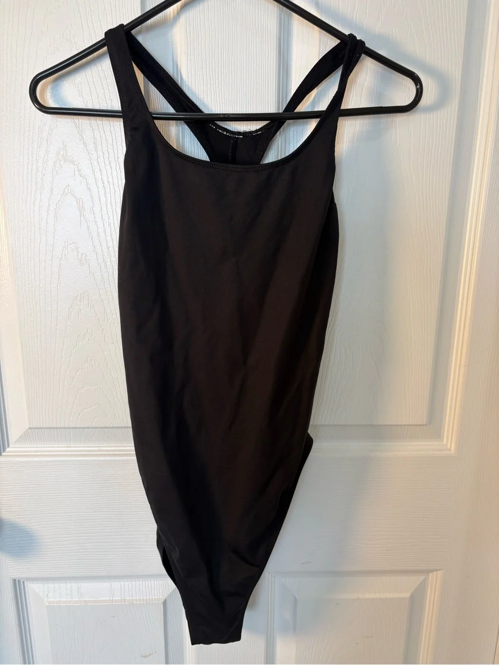 Nautica Black One-Piece Swimsuit with Crisscross Back